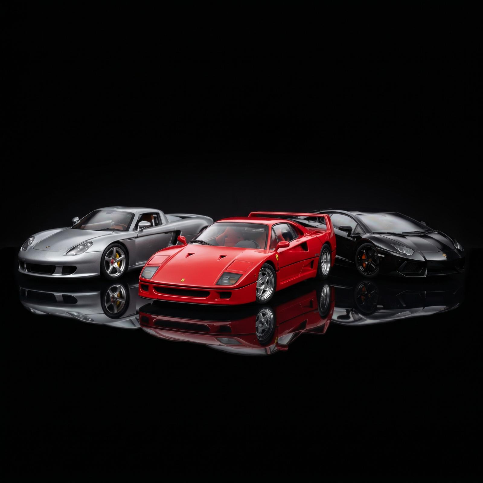 Nuovi modellini auto da collezione — Porsche, Lamborghini, Ferrari in scala 1:18