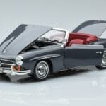 Mercedes 190 SL W121 Roadster Grigio Norev 1:18