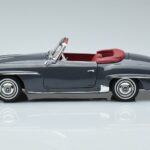 Mercedes 190 SL W121 Roadster Grigio Norev 1:18