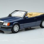 Mercedes 300 CE-24 A124 Cabriolet Nautical Blue Edizione Limitata Norev 1:18