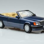 Mercedes 300 CE-24 A124 Cabriolet Nautical Blue Edizione Limitata Norev 1:18