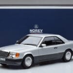 Mercedes 300 CE-24 C124 Coupé Argento Norev 1:18