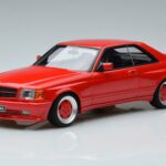 Mercedes 560 SEC W126 Widebody Rosso Otto 1:18