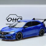 Honda Honda Civic FK8 Type R Hatchback Mugen Blu Otto 1:18 1:18 Resina