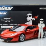 McLaren McLaren MP4-12C Coupé Con Stig Figurina Top Gear Minichamps 1:18 1:18 Metallo