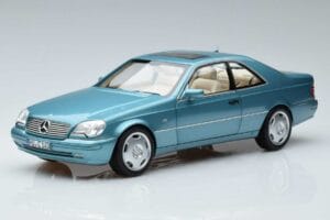 Mercedes CL600 C140 Blu Metallizzato Norev 1:18
