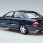 Mercedes Mercedes AMG S55 W220 Berlina Blu Norev 1:18 1:18 Metallo