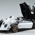 Pagani Pagani Zonda HP Barchetta Fibra di Carbonio Bianco LCD 1:18 1:18 Metallo