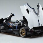 Pagani Pagani Zonda HP Barchetta Fibra di Carbonio Bianco LCD 1:18 1:18 Metallo