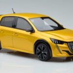 Peugeot Peugeot 208 GT Line Giallo Otto 1:18 1:18 Resina