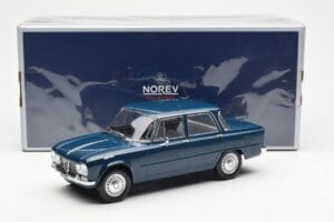 Alfa Romeo Giulia TI Blu Petrolio Norev 1:18 187971 Pressofusione — immagine 6 di 6