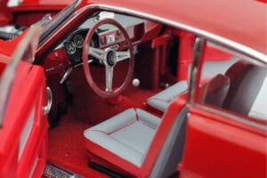 Alfa Romeo Giulietta SV #120 Mille Miglia 1956 Kyosho 1:18 08957A Pressofusione — immagine 7 di 9