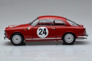 Alfa Romeo Giulietta SV #24 Targa Florio 1958 Kyosho 1:18 08957B Pressofusione — immagine 4 di 9