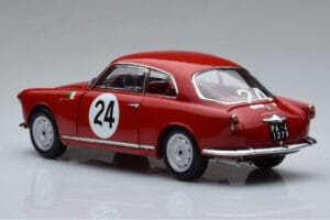 Alfa Romeo Giulietta SV #24 Targa Florio 1958 Kyosho 1:18 08957B Pressofusione — immagine 6 di 9