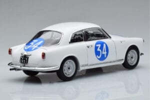 Alfa Romeo Giulietta SV #34 Targa Florio 1960 Kyosho 1:18 08957C Pressofusione — immagine 3 di 9