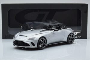Aston Martin V12 Speedster Argento GT Spirit 1:18 GT430 Resina — immagine 6 di 6