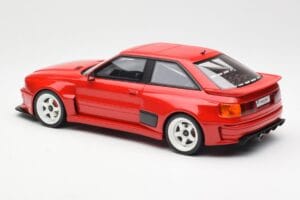 Audi 80 B4 Coupe Prior Design RS2 Rosso Otto 1:18 OT1068 Resina — immagine 5 di 6