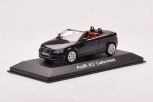 Audi A3 8P Cabriolet Nero Minichamps 1:43 5010803333 Pressofusione — immagine 2 di 4