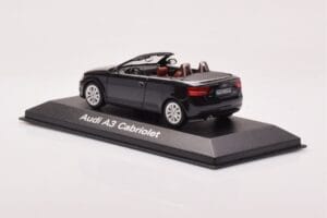 Audi A3 8P Cabriolet Nero Minichamps 1:43 5010803333 Pressofusione — immagine 3 di 4