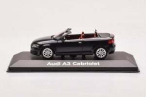 Audi A3 8P Cabriolet Nero Minichamps 1:43 5010803333