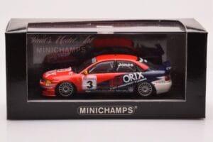 Audi A4 B5 #3 Team Orix Jones Australian Touring Champion 1997 Minichamps 1:43 430961503 Pressofusione — immagine 4 di 4