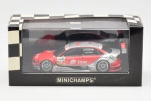 Audi A4 B7 DTM Team Audi Sport Rosberg #18 M. Rockenfeller DTM 2008 Minichamps 1:43 400081718 Pressofusione — immagine 4 di 4