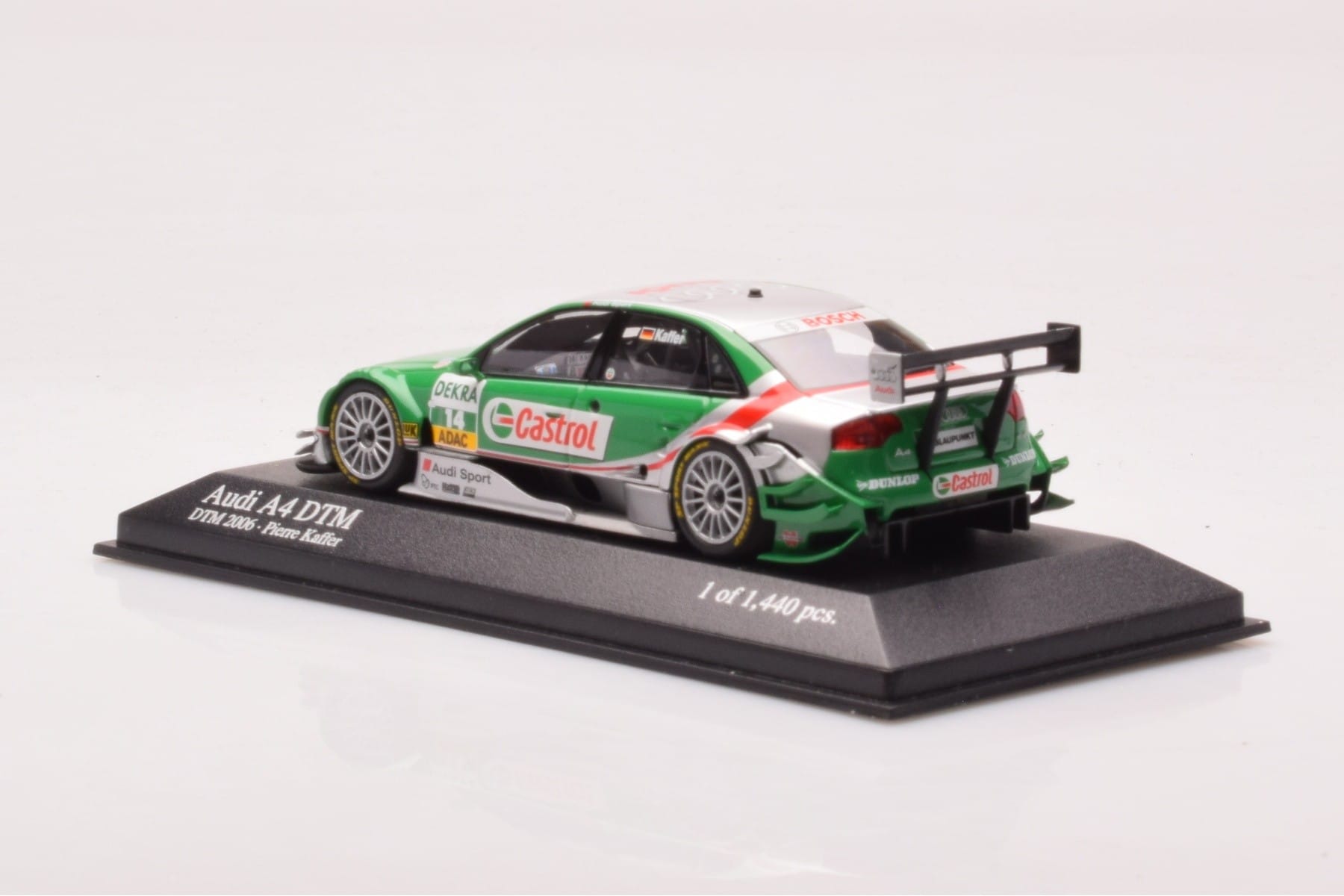 Audi A4 B7 DTM Team Phoenix #14 F. Kaffer DTM 2006 Minichamps 1:43 400061514 Pressofusione — immagine 3 di 4