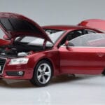 Audi A5 B8 Rosso Granato Norev 1:18 188352 Pressofusione - image 2 of 7