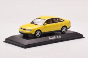 Audi A6 C5 Giallo Minichamps 1:43 IND47004 Pressofusione — immagine 2 di 4