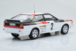 Audi Quattro Audi Sport #1 H. Mikkola / A. Hertz Winners International Swedish Rally 1981 Minichamps 1:18 155811102 Pressofus — immagine 2 di 6