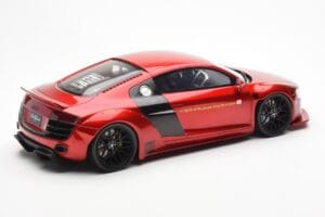 Audi R8 4S Liberty Walk Candy Rosso GT Spirit 1:18 GT892 Resina — immagine 2 di 6