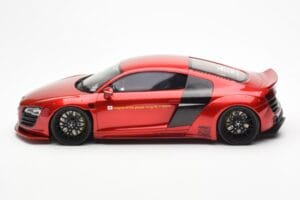 Audi R8 4S Liberty Walk Candy Rosso GT Spirit 1:18 GT892 Resina — immagine 3 di 6
