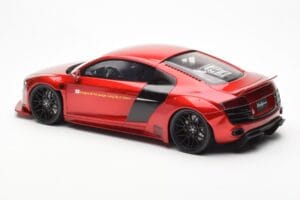 Audi R8 4S Liberty Walk Candy Rosso GT Spirit 1:18 GT892 Resina — immagine 5 di 6