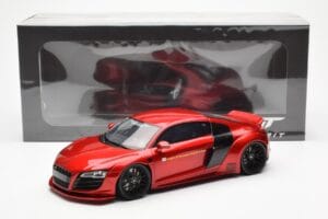 Audi R8 4S Liberty Walk Candy Rosso GT Spirit 1:18 GT892 Resina — immagine 6 di 6