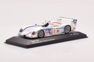 Audi R8 #1 J.J. Lehto / M. Werner GP of Atlanta Winners 2005 Minichamps 1:43 400051391 Pressofusione — immagine 2 di 4