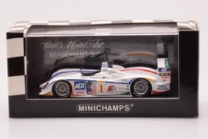 Audi R8 #1 J.J. Lehto / M. Werner GP of Atlanta Winners 2005 Minichamps 1:43 400051391 Pressofusione — immagine 4 di 4