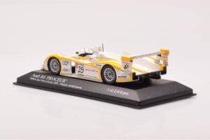 Audi R8 #25 S. Ara / T. Kristensen Winners 1000km Spa 2003 Minichamps 1:43 400031325 Pressofusione — immagine 3 di 4