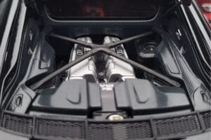 Audi R8 Performance Nero Kengfai 1:18 VAKF-0353 Pressofusione — immagine 9 di 10