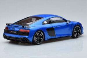 Audi R8 Performance Blu Kengfai 1:18 VAKF-0355 Pressofusione — immagine 3 di 10