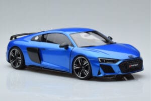 Audi R8 Performance Blu Kengfai 1:18 VAKF-0355 Pressofusione — immagine 6 di 10
