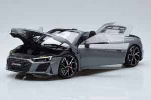 Audi R8 Spyder Performance Nardo Grigio Kengfai 1:18 VAKF-0352 Pressofusione — immagine 2 di 11