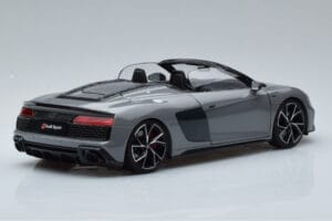 Audi R8 Spyder Performance Nardo Grigio Kengfai 1:18 VAKF-0352 Pressofusione — immagine 3 di 11