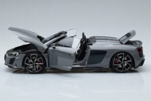 Audi R8 Spyder Performance Nardo Grigio Kengfai 1:18 VAKF-0352 Pressofusione — immagine 4 di 11