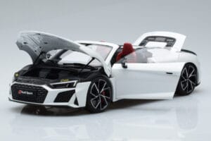 Audi R8 Spyder Performance Bianco Kengfai 1:18 VAKF-0351 Pressofusione — immagine 2 di 11
