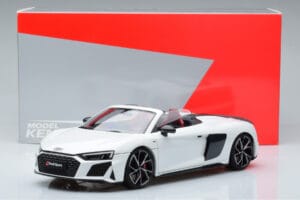 Audi R8 Spyder Performance Bianco Kengfai 1:18 VAKF-0351 Pressofusione — immagine 11 di 11