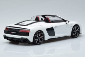 Audi R8 Spyder Performance Bianco Kengfai 1:18 VAKF-0351 Pressofusione — immagine 3 di 11