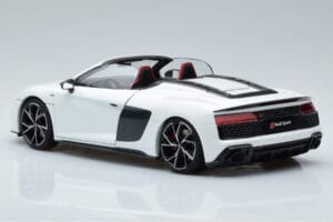 Audi R8 Spyder Performance Bianco Kengfai 1:18 VAKF-0351 Pressofusione — immagine 8 di 11