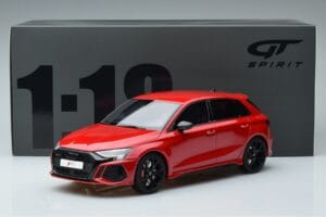 Audi RS3 8Y Sportback Rosso GT Spirit 1:18 GT378 Resina — immagine 6 di 6