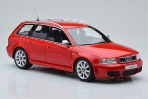 Audi RS4 B5 Avant Rosso Otto 1:18 OT1026B Resina — immagine 4 di 6
