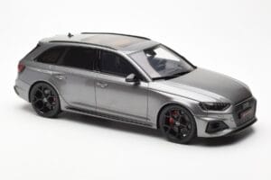 Audi RS4 B9 Avant Competition Daytona Grigio GT Spirit 1:18 GT456 Resina — immagine 4 di 6